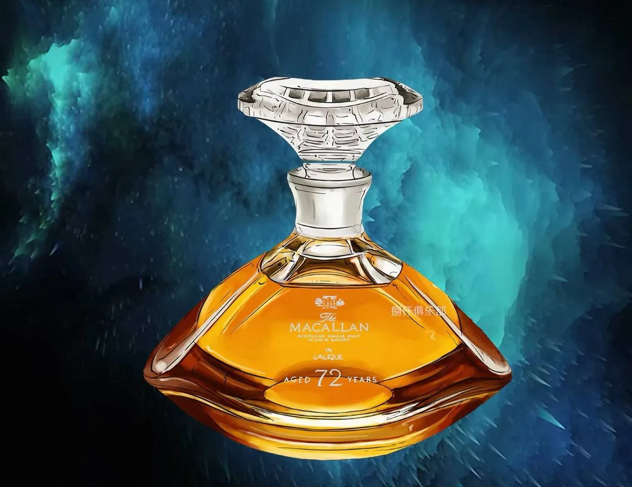 麥卡倫72年 The Macallan 限量萊儷水晶禮盒高年份威士忌 LALIQUE